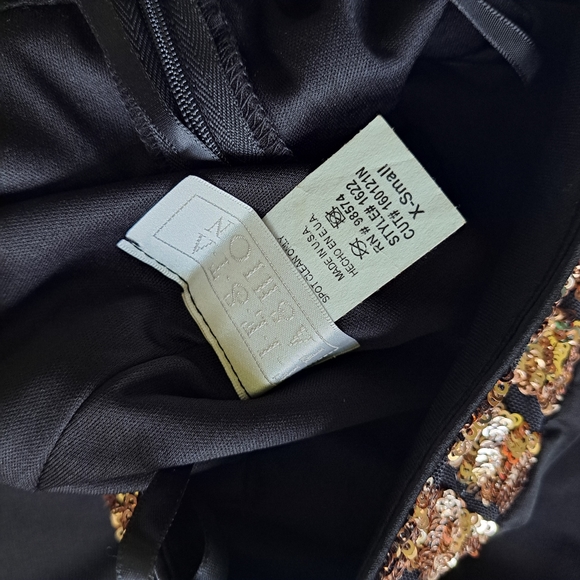 Fiesta Fashion Rose Gold Sequin 2 piece set - Picture 8 of 9